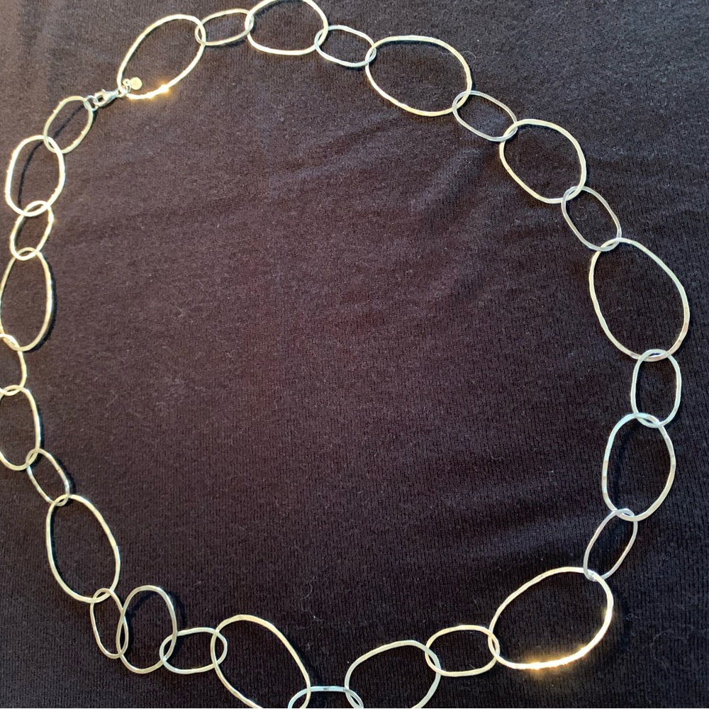 Silpada Silver Oval Link Necklace
